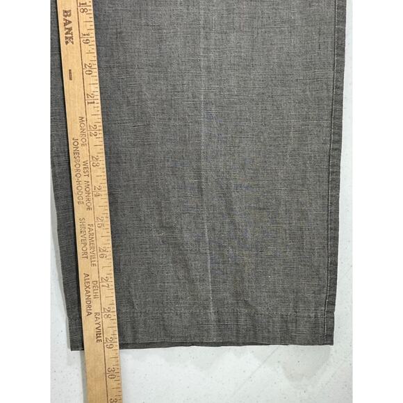 Orvis Mens Linen Blend Pants Size 36x29 Lot of 2 Pair Gray Khaki - Picture 7 of 15